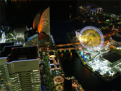 みなとみらいの夜景